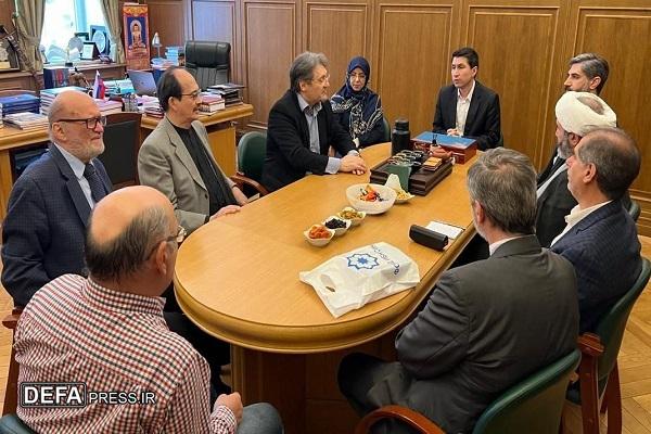 پیشنهاد رئیس سازمان فرهنگ و ارتباطات اسلامی در دیدار با رئیس انستیتو شرق‌شناسی آکادمی علوم روسیه:همکاری متخصصان در توسعه مطالعات تمدن آینده جهان