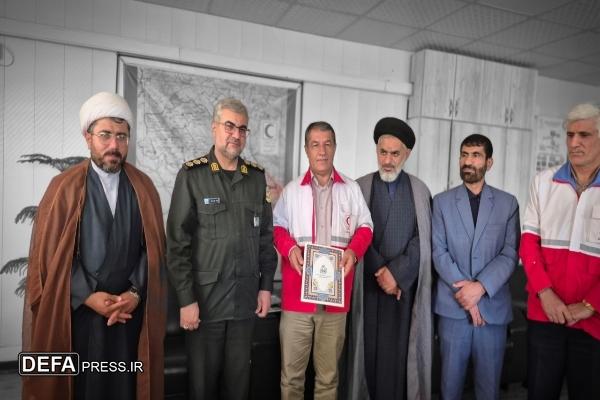 سرهنگ خواست خدایی: نقش آفرینی امدادگران در دفاع مقدس بی نظیر بود