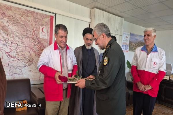 سرهنگ خواست خدایی: نقش آفرینی امدادگران در دفاع مقدس بی نظیر بود