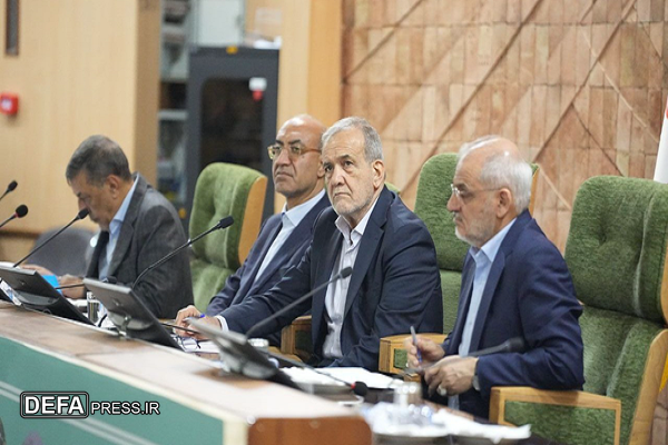 پزشکیان: آمریکا با شعار حقوق بشر، نسل‌کشی می‌کند