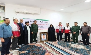 دیدار با خانواده امدادگر شهید «حسین تقی‌نژاد» به مناسبت هفته هلال‌احمر