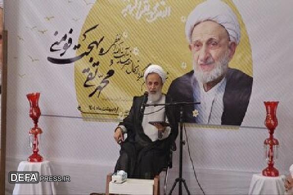 مراسم بزرگداشت آیت‌الله بهجت (ره) در فومن برگزار شد