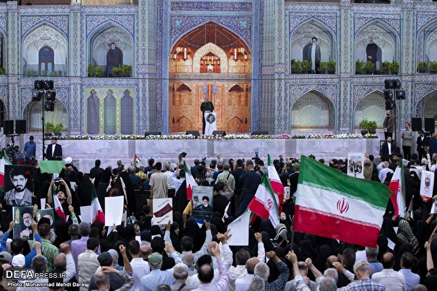 مراسم سالگرد شهدای خدمت در میدان امام حسین تهران(ع)