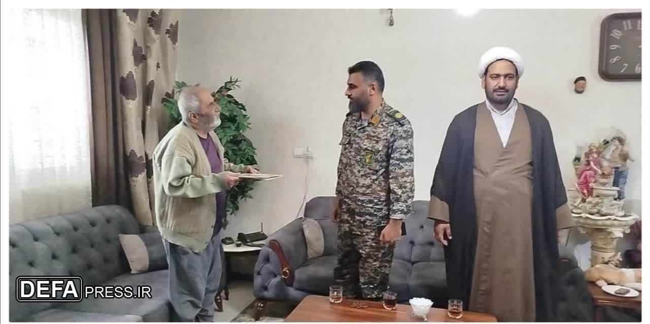 دیدار و تجلیل از خانواده شهید پرویز لشگری از شهدای آماد شهرستان البرز