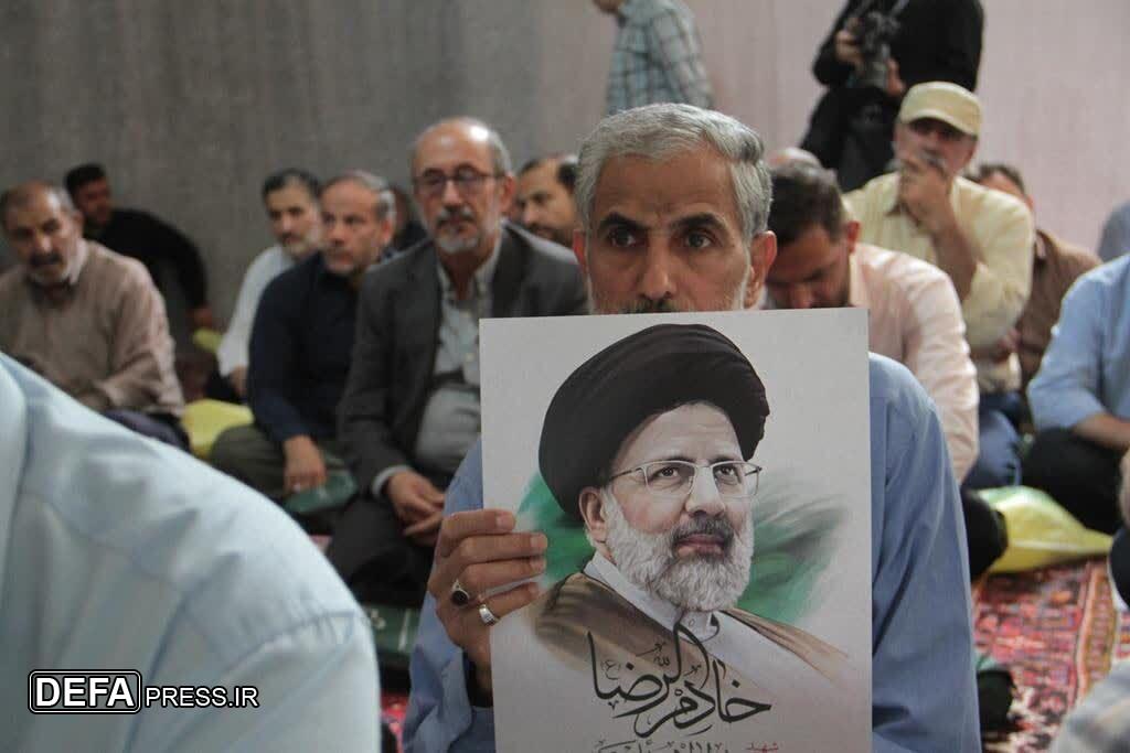 تصاویر/ مراسم اولین سالگرد شهادت رئیس‌جمهور شهید «رئیسی» در کرج برگزار شد