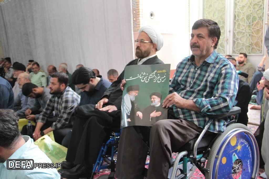 تصاویر/ مراسم اولین سالگرد شهادت رئیس‌جمهور شهید «رئیسی» در کرج برگزار شد