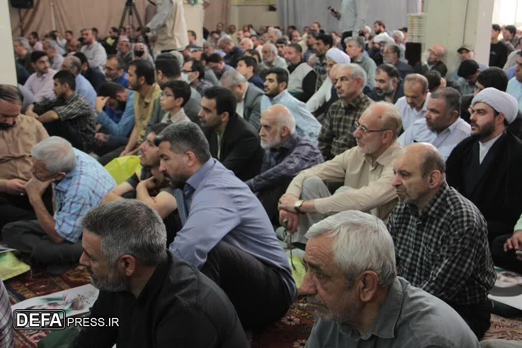 تصاویر/ مراسم اولین سالگرد شهادت رئیس‌جمهور شهید «رئیسی» در کرج برگزار شد