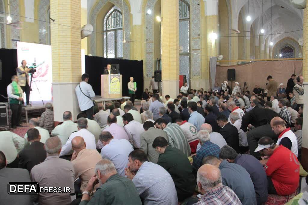 تصاویر/ مراسم اولین سالگرد شهادت رئیس‌جمهور شهید «رئیسی» در کرج برگزار شد