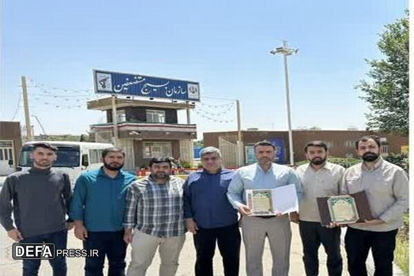 رتبه برتر روابط عمومی و تبلیغات سپاه نینوا استان و خبرگزاری بسیج گلستان