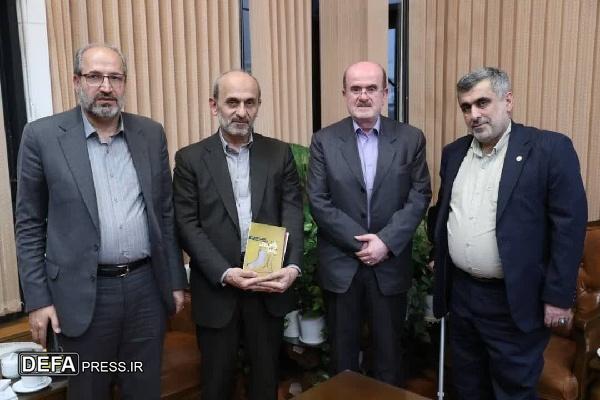دیدار آزاده و جانباز لنگرودی با رئیس رسانه ملی
