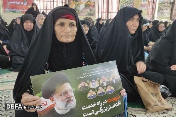مراسم گرامیداشت شهدای خدمت در خرم‌آباد+ عکس