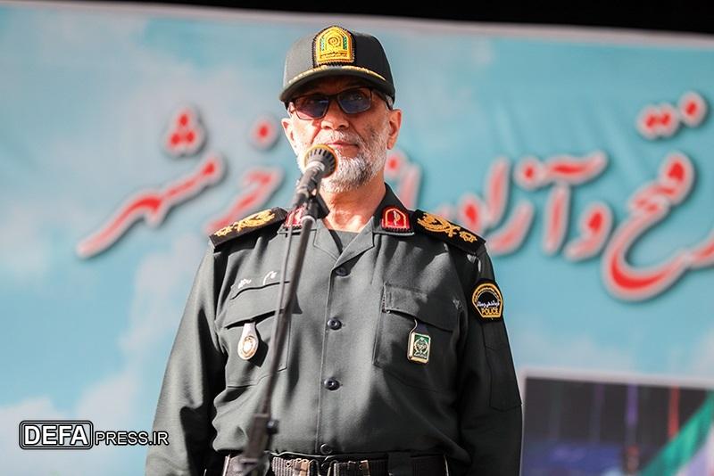 پاسداری از دستاورد‌های انقلاب اسلامی برای سازمان انتظامی، افتخاری بزرگ است/ صبحگاه نمادی از نظم وانضباط و آراستگی و آرامش محسوب می‌شود