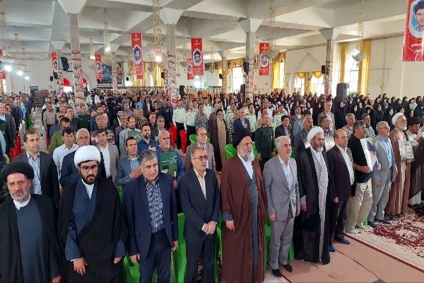 اولین سالگرد شهدای خدمت در یاسوج برگزار شد + تصاویر