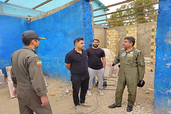 قدردانی جوانان ورزشکار از فرمانده هوانیروز مسجدسلیمان
