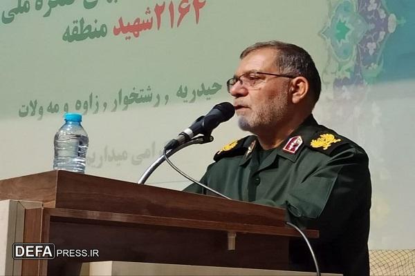 سردار قاسمی: پیام کنگره شهدا، ایستادگی در مسیر حق است
