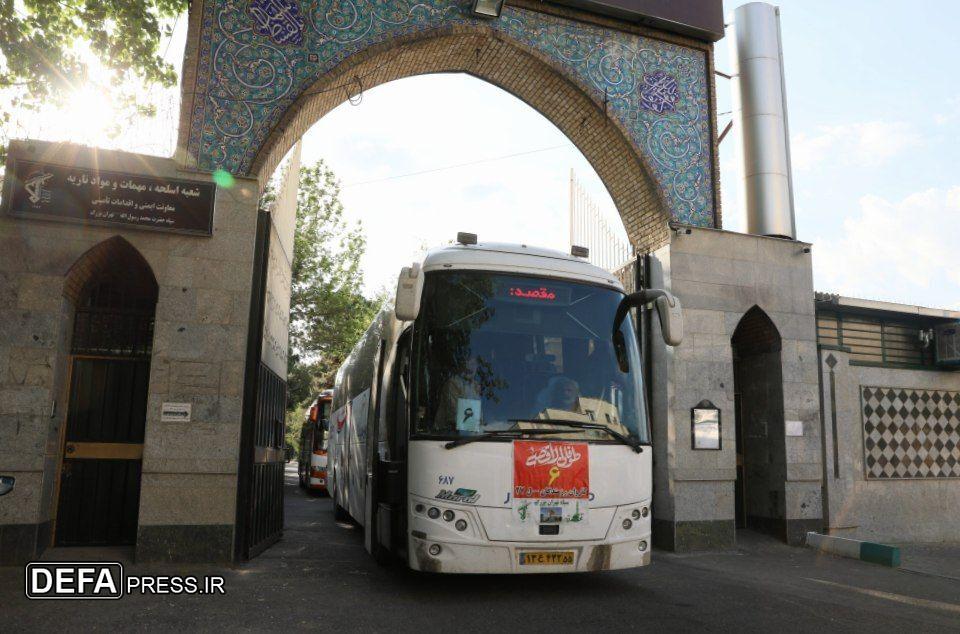 «راهیان قدس، حامیان طوفان‌الاقصی» به یادمان بازی‌دراز رفتند