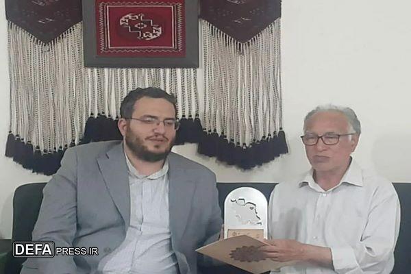 قلم وقلب ترکمن،گرامیداشت استاد جرجانی در هفته هنر انقلاب