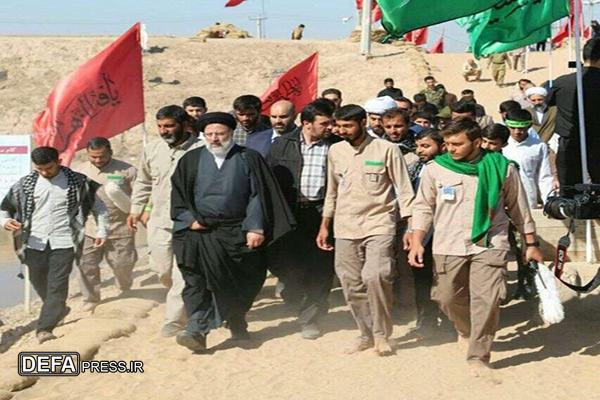 شهید رئیسی عنایت ویژه‌ای به حوزه دفاع مقدس و راهیان نور داشت