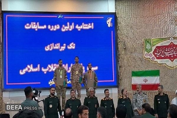 کسب مقام های برتر مسابقات تیراندازی سپاه پاسداران در یزد
