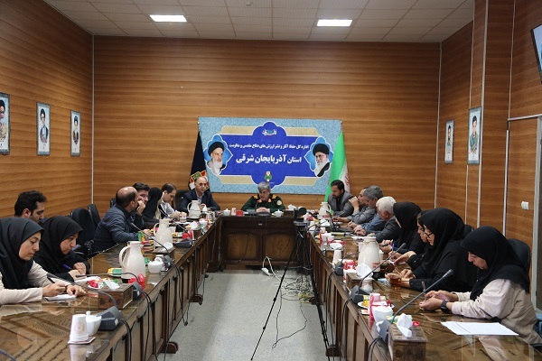 تصاویر/نشست خبری گرامیداشت چهل و سومین سالروز آزادسازی خرمشهر قهرمان در آذربایجان شرقی