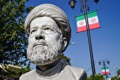رونمایی از سردیس شهیدجمهور در میدان پاستور