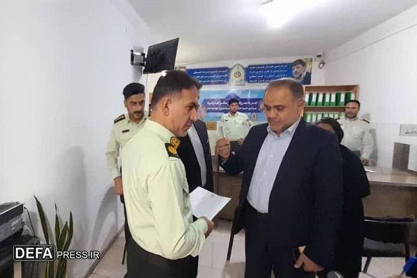 بازدید دادستان مازندران از کلانتری ۱۳ ساری