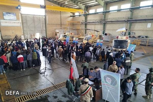 بازدید بیش از ۲۰۰۰ دانش‌آموز مشهدی از نمایشگاه «شوق پرواز» در پایگاه هوانیروز مشهد 