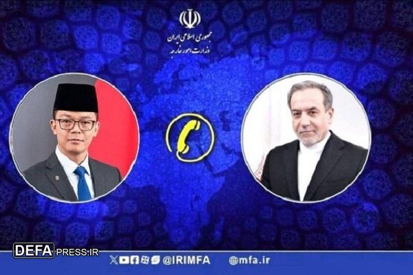 گفتگوی تلفنی وزیران امور خارجه ایران و اندونزی