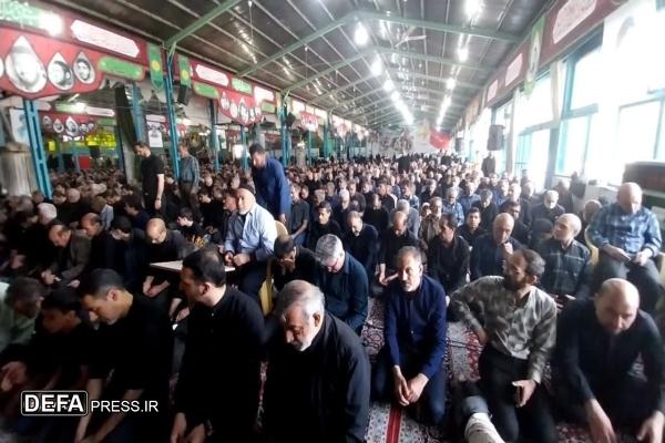 عزاداری سالروز شهادت امام جعفر صادق (ع) در گلستان شهدای اصفهان برگزار شد
