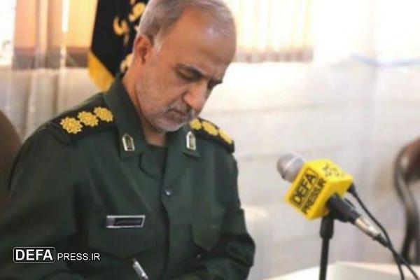 سرهنگ پاسدار غلامرضا فلاحی مدیرکل حفظ آثار و نشر ارزش‌های دفاع مقدس خراسان جنوبی
