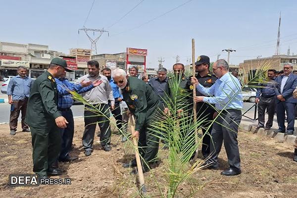 رونمایی از سردیس شهید مدافع حرم «محمد ظهیری» در اهواز + تصاویر