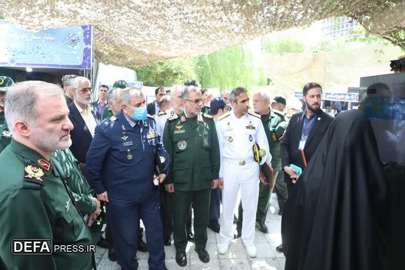 بازدید فرماندهان دانشگاه‌های نظامی از فناوری‌های نوین آموزشی بیمارستان بقیةالله (عج)