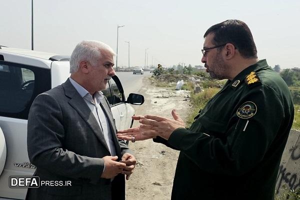 بازسازی مسیرهای منتهی به موزه دفاع مقدس و مقاومت استان مازندران بررسی شد+ تصاویر