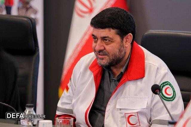 رئیس جمعیت هلال احمر: حال مصدومان حادثه بندر شهید رجایی مساعد است
