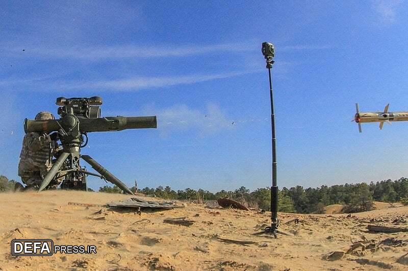 انهدام تانک‌های «آبرامز» ارتش ایالات متحده آمریکا با موشک‌های ضد زره «طوفان»