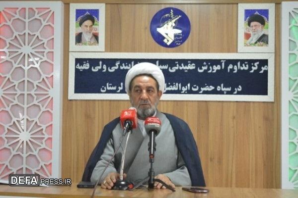 حجت الاسلام درویشی: بیش از ۳۰۰ ویژه‌برنامه به مناسبت هفته عقیدتی سیاسی سپاه در لرستان برگزار می‌شود