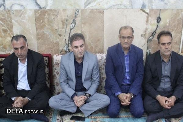 آیین یادبود رزمنده مدافع حرم «امیرنصرت پیری» در کوهدشت+ عکس