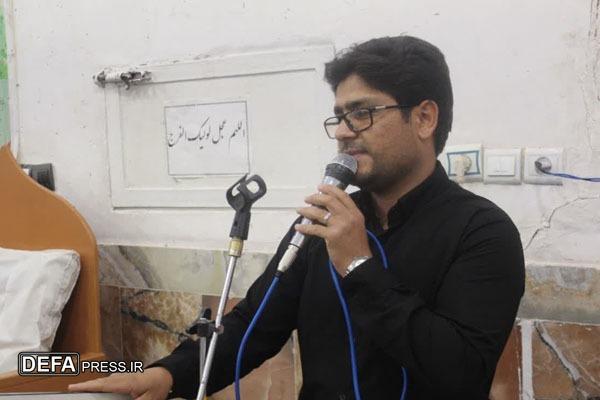 آیین یادبود رزمنده مدافع حرم «امیرنصرت پیری» در کوهدشت+ عکس