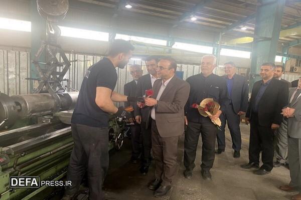 بازدید فرماندار گرگان از واحدهای تولیدی