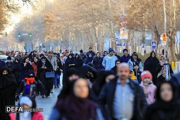 برگزاری همایش پیاده‌روی خانوادگی در مشهد