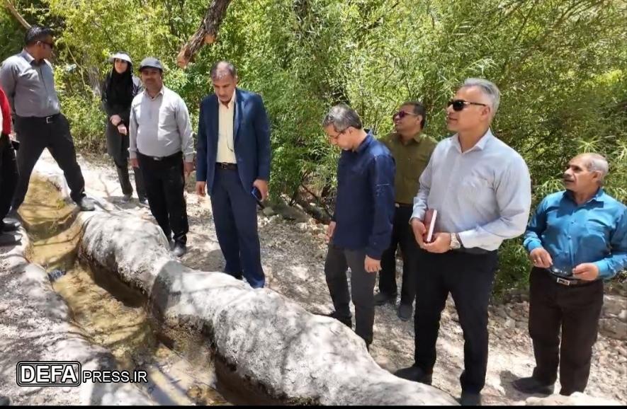 بازدید میدانی نماینده مجلس از هماگ و سیاهو برای بررسی بحران آب و آتش‌سوزی
