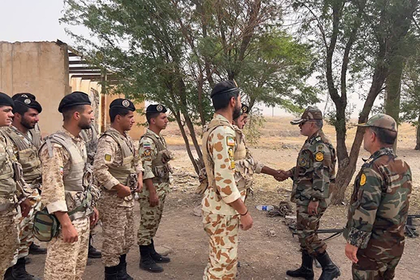 بازدید ارشد نظامی نزاجا از نوار مرزی جنوب غرب