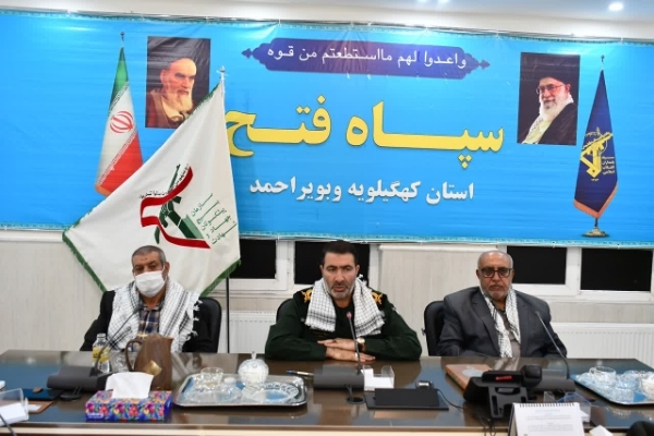 دیدار پیشکسوتان دفاع مقدس با فرمانده سپاه فتح کهگیلویه و بویراحمد + تصاویر