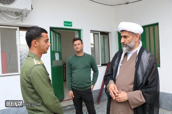 بازدید رئیس سازمان قضایی نیرو‌های مسلح استان مازندران از پاسگاه انتظامی منطقه گهرباران