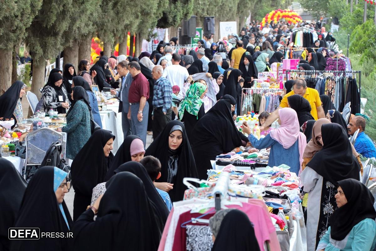 برپایی جشنواره غذاها و نمایشگاه صنایع دستی بانوان شاهد و ایثارگر فارس