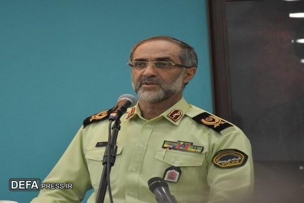 فرمانده انتظامی گلستان: ۶۰ درصد کاهش جرائم با حضور پلیس