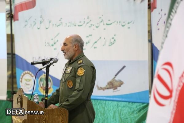 امیر خاموشی: عزم هوانیروز در تحقق اهداف نظام اسلامی راسخ است