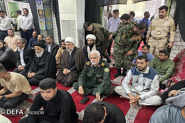 تشییع پیکر مطهر شهید نظم و امنیت «عماد دهیمی» در خوزستان