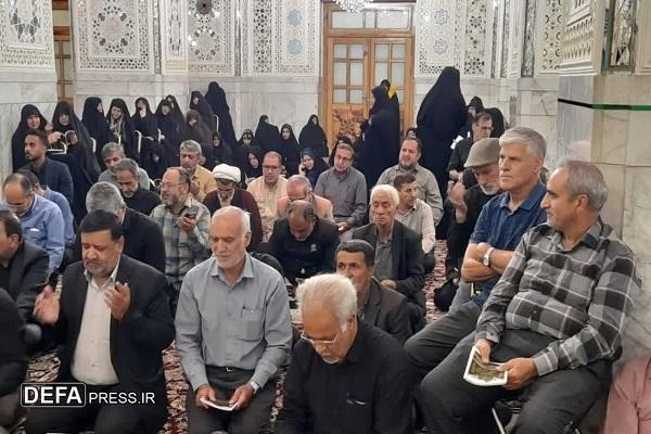 برگزاری مراسم سالگرد ارتحال  سید آزادگان در حرم مطهر رضوی