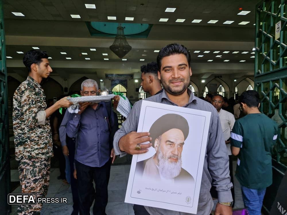 دل‌های جنوب در حرم امام؛ ۲۰۰۰ زائر هرمزگانی به دیدار پیر جماران شتافتند